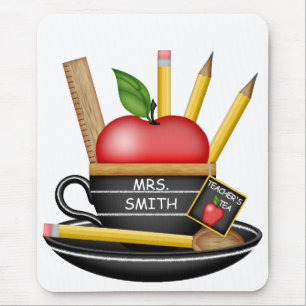 Aangepaste Muismat voor docenten Apple Teacup