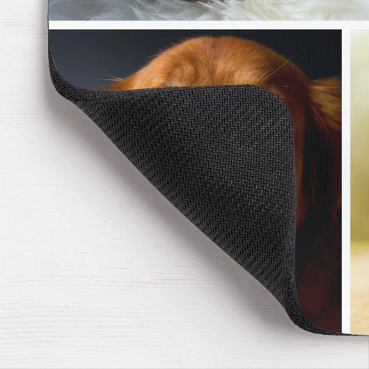 Aangepaste Muismat voor drie fotocollage (Hoek)
