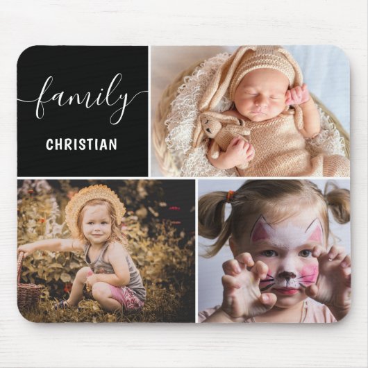 Aangepaste Muismat voor fotocollage (Voorkant)