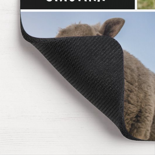 Aangepaste Muismat voor schapenkollage (Hoek)