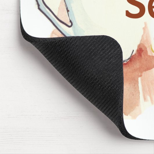 Aangepaste Muismat voor schoolsecretaris (Hoek)