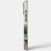 Aangepaste Multi foto Neutraal Beige Monogram Case-Mate iPhone Case (Achterkant / Links)