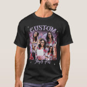 Aangepaste multi-fotobootleg, retro vintage bootle t-shirt (Voorkant)