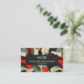 Aangepaste Multicolor Groene Esthetische Professio Visitekaartje (Staand voorkant)
