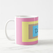 Aangepaste Multicolor Pastels Koffiemok (Links)