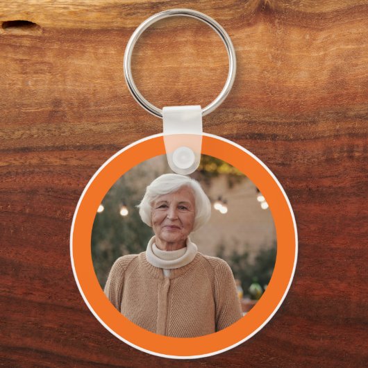 Aangepaste Multiple sclerose bewustzijn MS sterk Sleutelhanger (Achterkant)