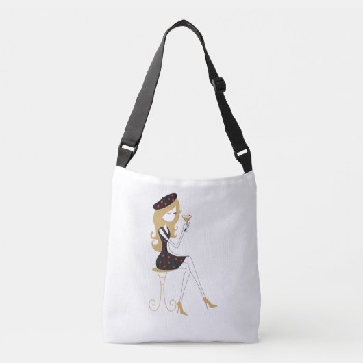 Aangepaste multiprintkaart voor meerdere hoeken crossbody tas (Voorkant)