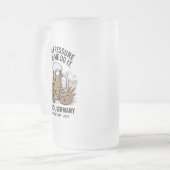 Aangepaste München Oktoberfest Vriendenreis Matglas Bierpul (Voorkant links)