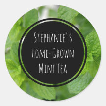 Aangepaste munt thee / kruiden / kruiden fles potj