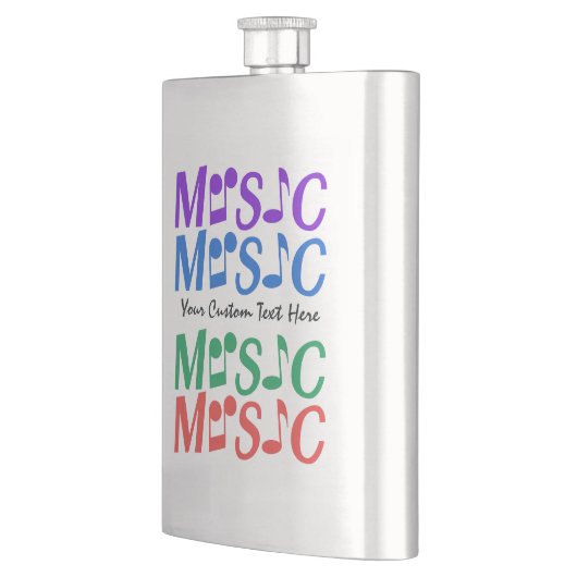 Aangepaste MUSIC-fles Heupfles (Links)