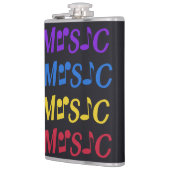 Aangepaste MUSIC-fles Heupfles (Links)