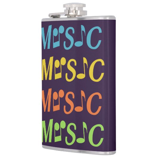 Aangepaste MUSIC-fles Heupfles (Links)