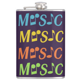 Aangepaste MUSIC-fles Heupfles