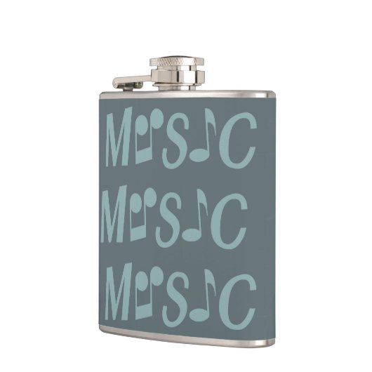 Aangepaste MUSIC-fles Heupfles (Links)