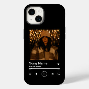 Aangepaste Music Player Song Hoesje Telefoonhoes