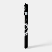 Aangepaste Musical Star golden notes iPhone 15 Case (Linkerkant)