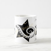 Aangepaste Musical Star golden notes Mok (Center)