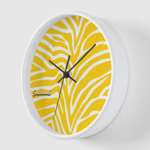Aangepaste Mustard Yellow Zebra Elke kleur