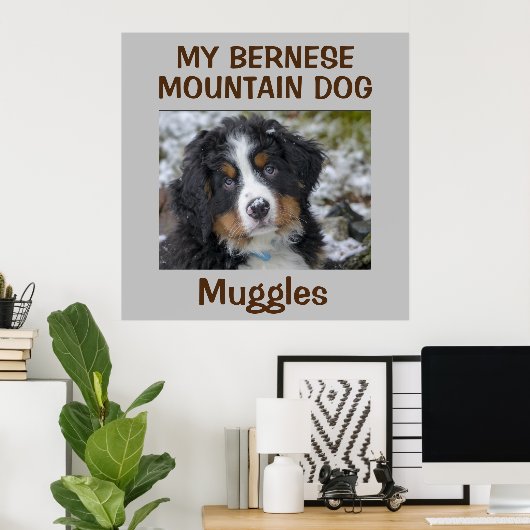 Aangepaste muur-kunst poster (Thuiskantoor)