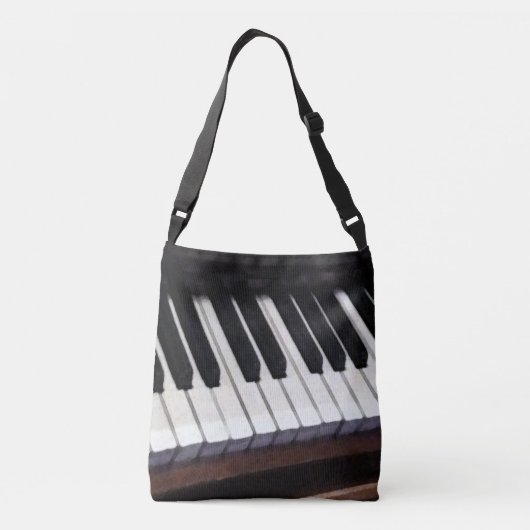 Aangepaste muziek crossbody tas (Achterkant)