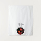 Aangepaste Muziek DJ Aangepaste Foto Tafel Runner  Wandkleed (Voorkant)