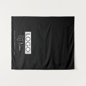 Aangepaste muziek DJ Business Logo Table Runner Ba Wandkleed (Voorkant (horizontaal))