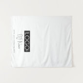 Aangepaste muziek DJ Business Logo Table Runner Ba Wandkleed (Voorkant (horizontaal))