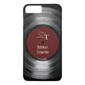Aangepaste muziek op vinyl opnemen Case-Mate iPhone case (Achterkant)