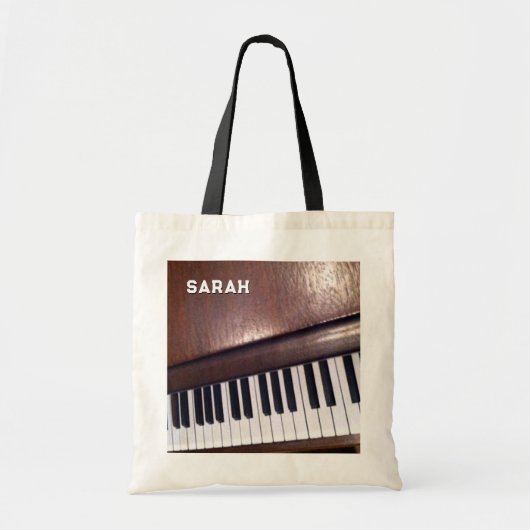 Aangepaste muziek tote bag (Voorkant)