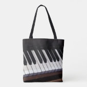 Aangepaste muziek tote bag (Achterkant)