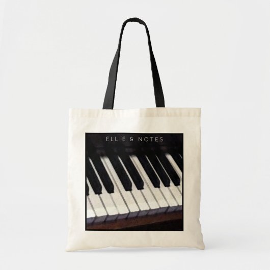 Aangepaste muziek tote bag (Voorkant)