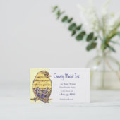 Aangepaste muziek & Vogel Visitekaartje (Staand voorkant)