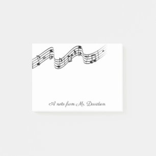 Aangepaste muziekinstrumenten post-it® notes