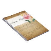 Aangepaste  muzieklaptop op vel notitieboek (Rechterzijde)