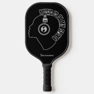 Aangepaste muzieknaam pickleball paddle