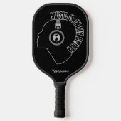 Aangepaste muzieknaam pickleball paddle (Achterkant)