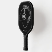 Aangepaste muzieknaam pickleball paddle (Links)