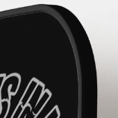 Aangepaste muzieknaam pickleball paddle (Links Detail)