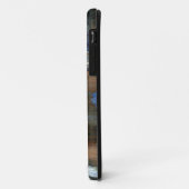 Aangepaste muzieknoot verouderde textuur Case-Mate iPhone case (Achterkant/links)