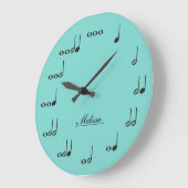 Aangepaste Muzieknoten Grote Klok (Hoek)
