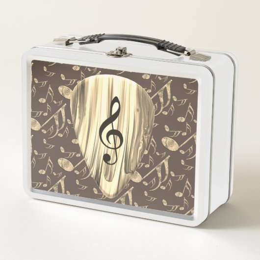 Aangepaste muzieknotitie gitaar Pick (Voorkant)