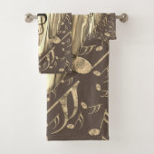 Aangepaste muzieknotitie gitaar Pick Bad Handdoek (Insitu)