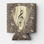 Aangepaste muzieknotitie gitaar Pick Blikjeskoeler (Voorkant)