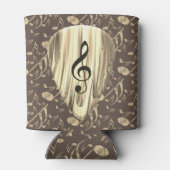 Aangepaste muzieknotitie gitaar Pick Blikjeskoeler (Achterkant)