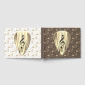 Aangepaste muzieknotitie gitaar Pick Gastenboek (Volledig)