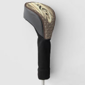 Aangepaste muzieknotitie gitaar Pick Golfheadcover (Schuin)