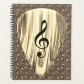 Aangepaste muzieknotitie gitaar Pick Planner (Voorkant)