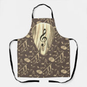 Aangepaste muzieknotitie gitaar Pick Schort (Voorkant)