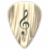 Aangepaste muzieknotitie gitaar Pick Sticker (Voorkant)