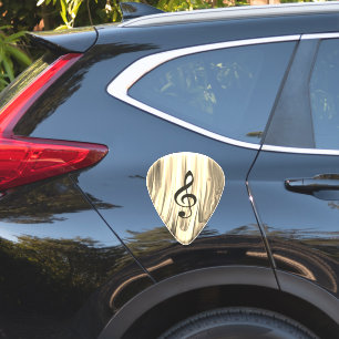 Aangepaste muzieknotitie gitaar Pick Sticker